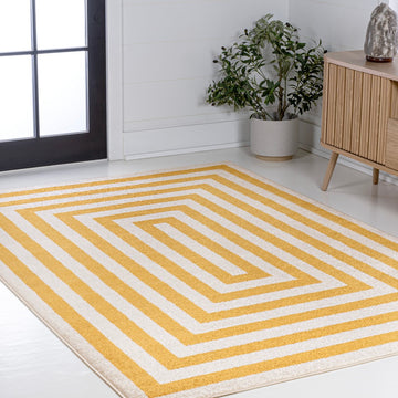 Bandol Modern Classic Mitre Stripe Area Rug